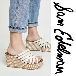 Sam Edelman Devon Woven Wedge Slide Sandal